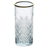 Timeless Gold Rim Highball Glasses