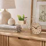 Bicycle Table Clock w/ Planter
