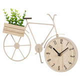 Bicycle Table Clock w/ Planter