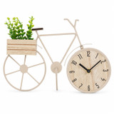 Bicycle Table Clock w/ Planter
