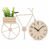 Bicycle Table Clock w/ Planter
