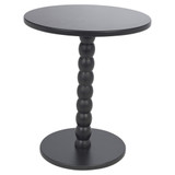 Modern Black Round Side Table 35x40cm
