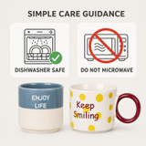 Multicoloured Inspirational Mug and Cup Set