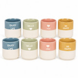 Multicoloured Inspirational Mug and Cup Set
