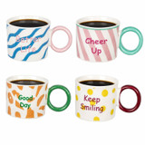 Multicoloured Inspirational Mug and Cup Set