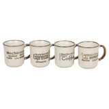 4/8pcs 200ml Coffee Mug Set