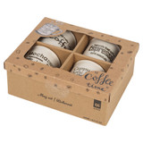4/8pcs 200ml Coffee Mug Set