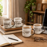 4/8pcs 200ml Coffee Mug Set