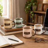 4/8pcs 200ml Coffee Mug Set
