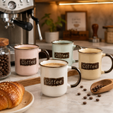 4/8pcs 200ml Coffee Mug Set
