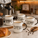 4/8pcs 200ml Coffee Mug Set