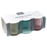 360ml Coloured Drinking Glasses