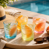 360ml Coloured Drinking Glasses