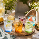 360ml Coloured Drinking Glasses