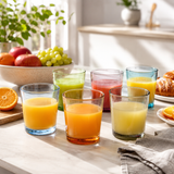 360ml Coloured Drinking Glasses