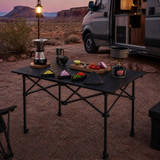 Black Camping Folding Portable Table