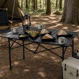 Black Camping Folding Portable Table