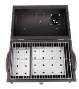 Portable Charcoal Mini Barrel BBQ Grill