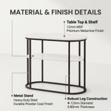 ELCHE Oval 2 Tier Side Table