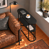 ELCHE Oval 2 Tier Side Table