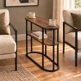 ELCHE Oval 2 Tier Side Table
