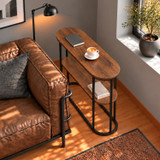 ELCHE Oval 2 Tier Side Table
