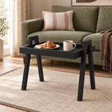 Scandi Tray Top Side Table with Raised Edge