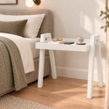 Scandi Tray Top Side Table with Raised Edge