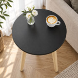40X50cm Round Side Table with Solid Wooden Legs