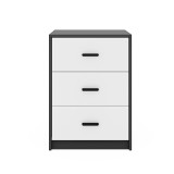 Modern 3 Drawer Bedside Table