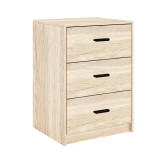 Modern 3 Drawer Bedside Table