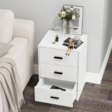 Modern 3 Drawer Bedside Table