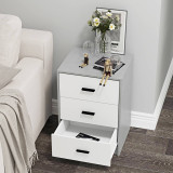 Modern 3 Drawer Bedside Table