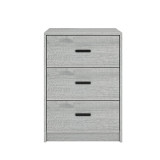 Modern 3 Drawer Bedside Table