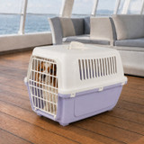 Plastic Vented Pet Carrier Travel Crate for Dogs & Cats