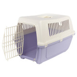 Plastic Vented Pet Carrier Travel Crate for Dogs & Cats