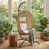 TULUM Hanging Rattan Egg Chair