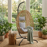 TULUM Hanging Rattan Egg Chair