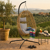 TULUM Hanging Rattan Egg Chair