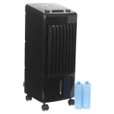 Portable Oscillating Air Cooler Fan on Wheels w/ 2 Ice Packs