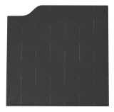 27.5cm Modern Black Bookcase Cabinet Replacement Doors