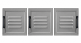 27.5cm Modern Grey Bookcase Cabinet Replacement Doors