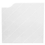 27.5cm Modern White Bookcase Cabinet Replacement Doors