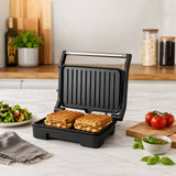 2-Slice Panini Press Sandwich Toastie Grill