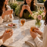 6x 350ml Double Walled Glasses Thermal Cups