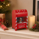 Letters for Santa Snowing Post Box with LED Light and Music