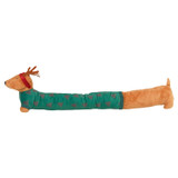 Christmas Sausage Dog Draught Excluder