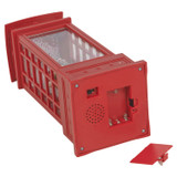 Musical Light Up Christmas Telephone Box Snow Lantern