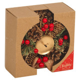 Advent Wreath Candle Holder 26cm Gold Christmas Decoration