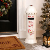 Christmas Santa Letter Post Box 53cm Metal